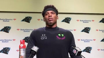 Cam Newton vuelve a dejar plantada a la prensa