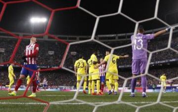 Atlético de Madrid-Villarreal en imágenes