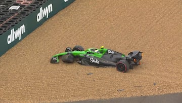 Gabriel Bortoleto en los Libres 3 del GP de Gran Bretaña 2025.