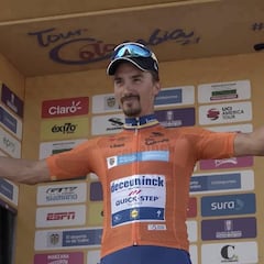 La premiación de la 5ta etapa del Tour Colombia