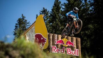 Uno de los participantes de la penúltima parada de la Copa del Mundo de DH