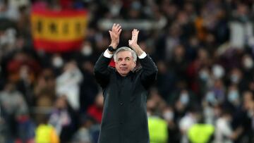 Ancelotti, entrenador del Real Madrid.