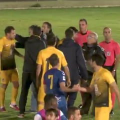 Inaudito: el árbitro pitó el final justo antes del gol de la Ponfe