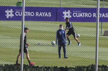 VALLADOLID. 11/05/20.
Vista panorámica del entrenamiento en los Anexos.