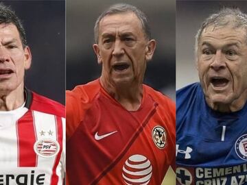 Hirving Lozano, Agust&iacute;n Marches&iacute;n, Pablo Aguilar