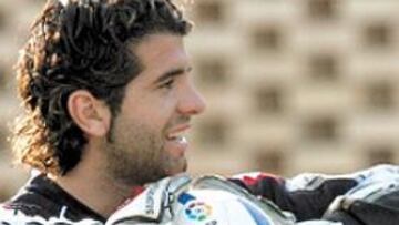 <b>EL RECAMBIO. </b>Rubén puede defender el sábado la portería maña.