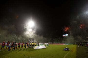 Nacional supo concretar las que generó ante un DIM que falló en la definición. Juan David Cabal y Daniel Mantilla fueron los autores de los goles que le permite a los verdes llegar a 20 puntos y ser segundos en la Liga BetPlay.