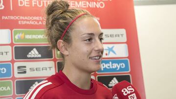 13/06/19 FUTBOL FEMENINO MUNDIAL FRANCIA 2019 
 SELECCION ESPA&Ntilde;OLA ESPA&Ntilde;A ENTRENAMIENTO
 DECLARACIONES ALEXIA PUTELLAS