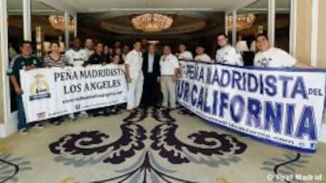 Las Peñas Los Ángeles y Sur de California, arropando al Madrid
