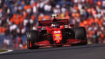 Carlos Sainz (Ferrari SF21). Zandvoort, Países Bajos. F1 2021.