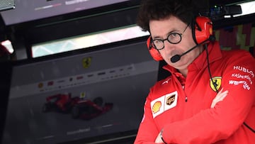 Mattia Binotto, jefe de Ferrari.