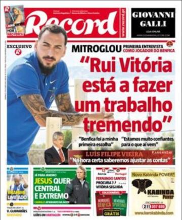 Portadas de la prensa deportiva