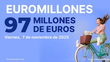 Euromillones: comprobar los resultados del sorteo de hoy, viernes 7 de noviembre