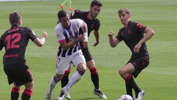 13/09/20. VALLADOLID. PHOTOGENIC/PABLO REQUEJO. PARTIDO DE LA LIGA SANTANDER 2020/2021 ENTRE EL REAL VALLADOLID Y LA REAL SOCIEDAD. GUARDIOLA