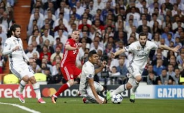 Isco , Ribery, Casemiro y Nacho.