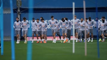 Entrenamiento del Espanyol.
