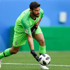 Why is Alisson Becker wearing number 110 for Brazil?