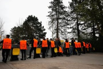 La seguridad, protagonista del B. Dortmund-Mónaco