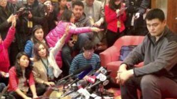 Yao Ming, exjugador de la NBA y ahora miembro de la Conferencia Consultiva Política del Pueblo Chino (CPPCh).