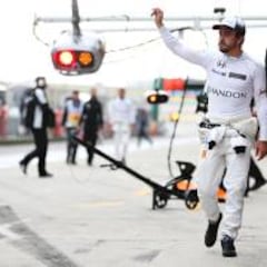 Alonso: "Saldré a la carrera con una aspirina o algo y a correr"