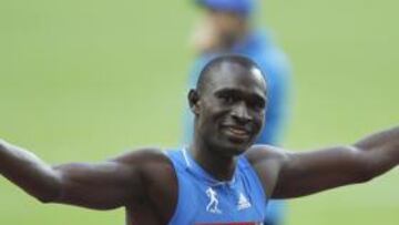 <b>PLUSMARQUISTA DEL MUNDO. </b>El keniano David Rudisha acarició su récord mundial. Le escoltó Reina.
