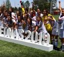 El simbólico festejo del Morning tras ganar el torneo femenino