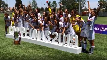 El simbólico festejo del Morning tras ganar el torneo femenino