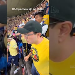 Vendedor de cervezas se hace viral por festejar el gol de Henry Martín