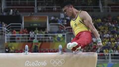 Jossimar Calvo, gimnasta colombiano y aspirante a medalla en los Juegos Olímpicos de Rio 2016