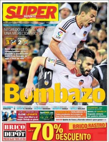 Portadas de la prensa deportiva