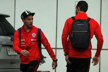 La llegada de la Roja tras el subcampeonato en Rusia