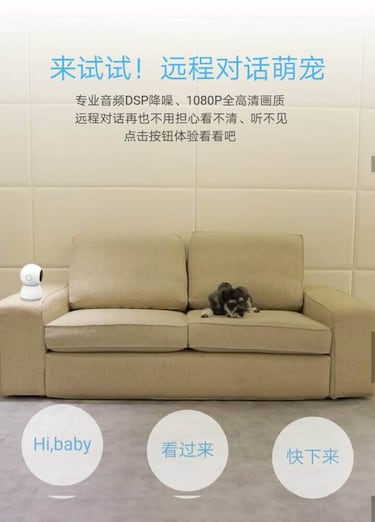 Xiaomi 360º Mi White, cámara de vigilancia inteligente por 50 €