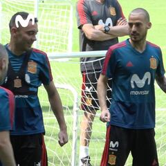 España entrena a sólo dos días del encuentro de octavos ante Rusia
