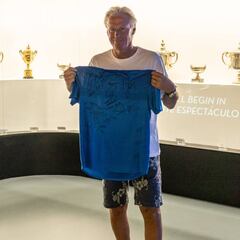 Björn Borg visita la Rafa Nadal Academy by Movistar