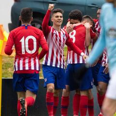 El filial del Atlético rinde a domicilio: el mejor del grupo
