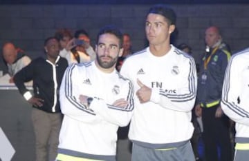 Carvajal y Cristiano Ronaldo.