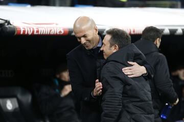 Zinedine Zidane y Eusebio Sacristán.