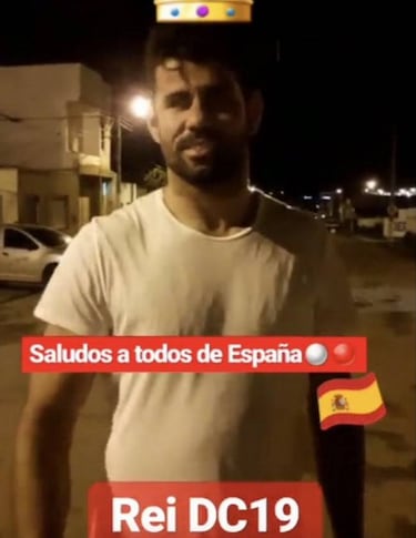 Costa sorprende con su 'barriga'