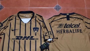 Filtran posible uniforme de visitante de Pumas para el Apertura 2018. 