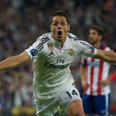 Real Madrid recuerda gol de ‘Chicharito’ en Champions ante Atlético de Madrid