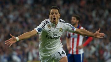 Real Madrid recuerda gol de ‘Chicharito’ en Champions ante Atlético de Madrid