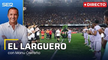 El Larguero, en directo: el Valencia pide aplazar la Liga y la Copa por la Dana