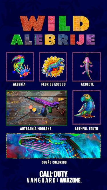 Call of Duty: Warzone saca bundle muy mexicano inspirado en los alebrijes