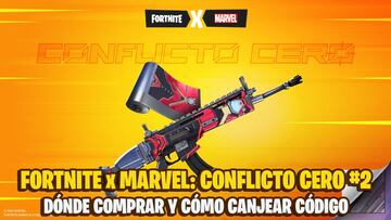 Fortnite x Marvel: Conflicto Cero #2 - D&oacute;nde comprar el c&oacute;mic y c&oacute;mo canjear el c&oacute;digo