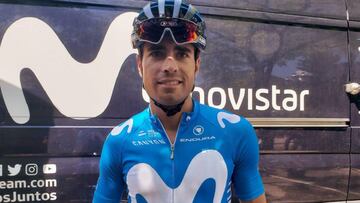 Mikel Landa posa en la jornada de descanso del Tour de Francia en Annecy.