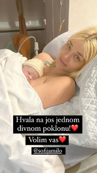 Luka Jovic da la bienvenida a su tercer hijo