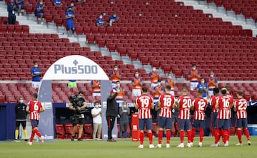 El Atl¨¦tico de Madrid le rindi¨® un emotivo homenaje para despedirlo en su ¨²ltimo partido en el Wanda Metropolitano.