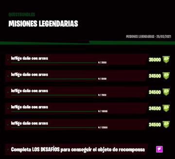 Fortnite Temporada 6: misi&oacute;n legendaria de la Semana 2