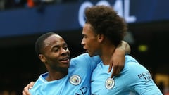 Guardiola impressed by Sterling and Sané consistency
