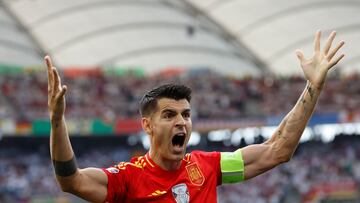 Álvaro Morata, tras el España-Alemania.